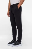 Siyah Slim Düz Jogger Pantolon thumbnail 6