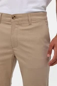 Bej Slim Desenli Pantolon thumbnail 4
