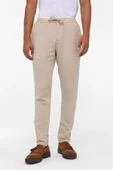 Siyah Slim Düz Jogger Pantolon thumbnail 3