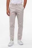 Siyah Slim Fit Armürlü Pantolon thumbnail 3