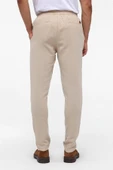 Siyah Slim Düz Jogger Pantolon thumbnail 9