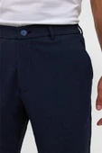 Lacivert Slim Düz Jogger Pantolon thumbnail 8