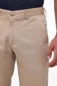 Bej Regular Düz Bermuda Şort thumbnail 8