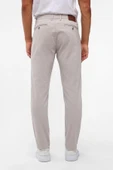 Siyah Slim Fit Armürlü Pantolon thumbnail 9