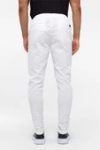 Beyaz Slim Armürlü Jogger Pantolon thumbnail 10