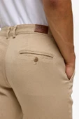 Lacivert Slim Armürlü Kanvas Pantolon thumbnail 6