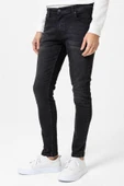 Siyah Süper Slim Fit Denim Pantolon thumbnail 3