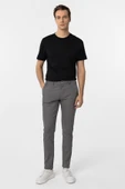 Bej Slim Fit Armürlü Kanvas Pantolon thumbnail 2