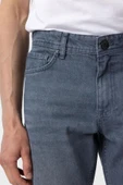 Gri Regular Denim Pantolon thumbnail 5