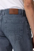 Gri Regular Denim Pantolon thumbnail 6