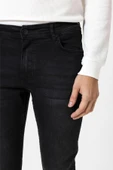 Siyah Süper Slim Fit Denim Pantolon thumbnail 4