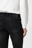 Siyah Süper Slim Fit Denim Pantolon thumbnail 5