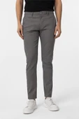 Bej Slim Fit Armürlü Kanvas Pantolon thumbnail 5