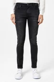 Siyah Süper Slim Fit Denim Pantolon thumbnail 2