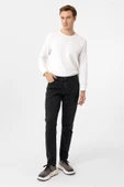 Siyah Regular Denim Pantolon thumbnail 1