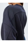Basic Sweatshirt Uzun Kollu Bisiklet Yaka thumbnail 10