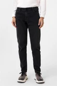 Siyah Regular Denim Pantolon thumbnail 4