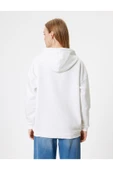 Bambi Baskılı Şardonlu Lisanslı Kapüşonlu Oversize Sweatshirt thumbnail 4