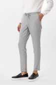 Slim Kalıp Armürlü Jogger Pantolon thumbnail 3