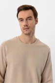 O Yaka Regular Kalıp Düz Sweatshirt thumbnail 10