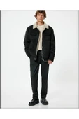 PELUŞ KAPLAMA TREND SÜET GÖRÜNÜMLÜ MONT thumbnail 3