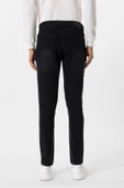 Siyah Slim Fit Denim Pantolon thumbnail 7