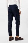 Lacivert Slim Fit Düz Pantolon thumbnail 6