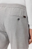 Slim Kalıp Armürlü Jogger Pantolon thumbnail 5