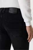 Siyah Slim Fit Denim Pantolon thumbnail 6