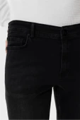 Siyah Slim Fit Denim Pantolon thumbnail 5