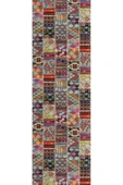 Çok Renkli Patchwork Premium Masa Örtüsü Runner RNR152 thumbnail 2