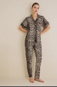Luxury Ceket Yaka Pijama Takım thumbnail 1