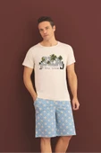 %100 Koton Pijama Takımı Şort thumbnail 1