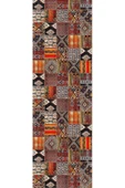 Çok Renkli Patchwork Premium Masa Örtüsü Runner RNR168 thumbnail 2
