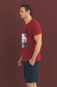 %100 Koton Pijama Takımı Şort thumbnail 2