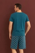 %100 Koton Pijama Takımı Şort thumbnail 3