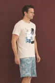 %100 Koton Pijama Takımı Şort thumbnail 2