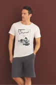 %100 Koton Pijama Takımı Şort thumbnail 1