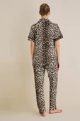 Luxury Ceket Yaka Pijama Takım thumbnail 2