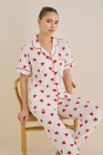 Luxury Ceket Yaka Pijama Takım thumbnail 2