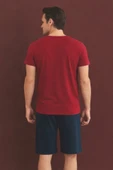 %100 Koton Pijama Takımı Şort thumbnail 3
