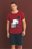 %100 Koton Pijama Takımı Şort thumbnail 1