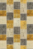 Sarı Patchwork Desen Dokuma Leke Tutmaz Masa Örtüsü MSO296 thumbnail 2