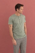 %100 Koton Pijama Takımı Uzun thumbnail 2