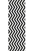 Siyah Zigzag Desenli Premium Masa Örtüsü Runner RNR302 thumbnail 2