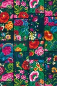 Çok Renkli Patchwork Dokuma Leke Tutmaz Masa Örtüsü MSO102 thumbnail 2