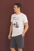 %100 Koton Pijama Takımı Şort thumbnail 2