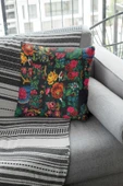 Çok Renkli Patchwork Çift Taraflı Kırlent Kılıfı KRL290 thumbnail 2