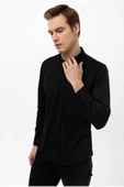 Slim Fit Armürlü Likralı Gömlek thumbnail 6