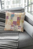 Çok Renkli Patchwork Çift Taraflı Kırlent Kılıfı KRL170 thumbnail 2